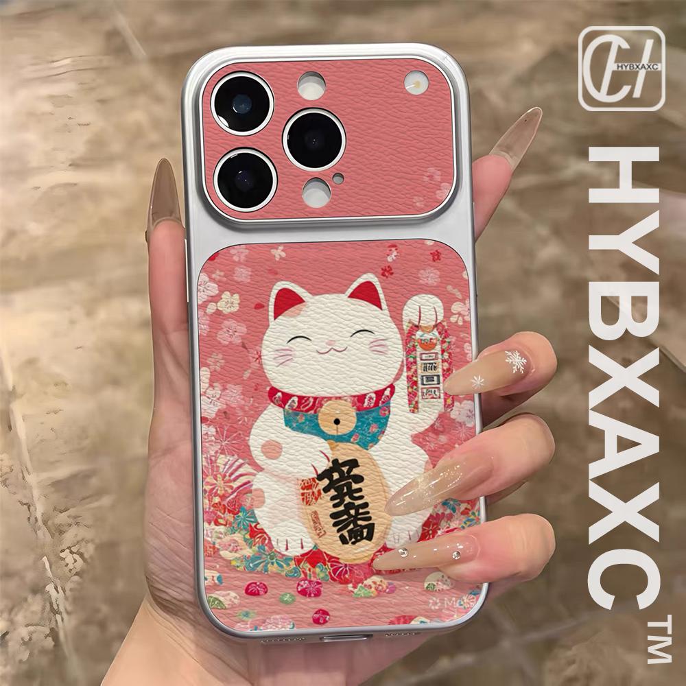 Computer Case - เคสโทรศัพท์ลายแมวนำโชคซากุระสไตล์ญี่ปุ่น น่ารัก ป้องกันแรงกระแทก สำหรับ iPhone 17-11