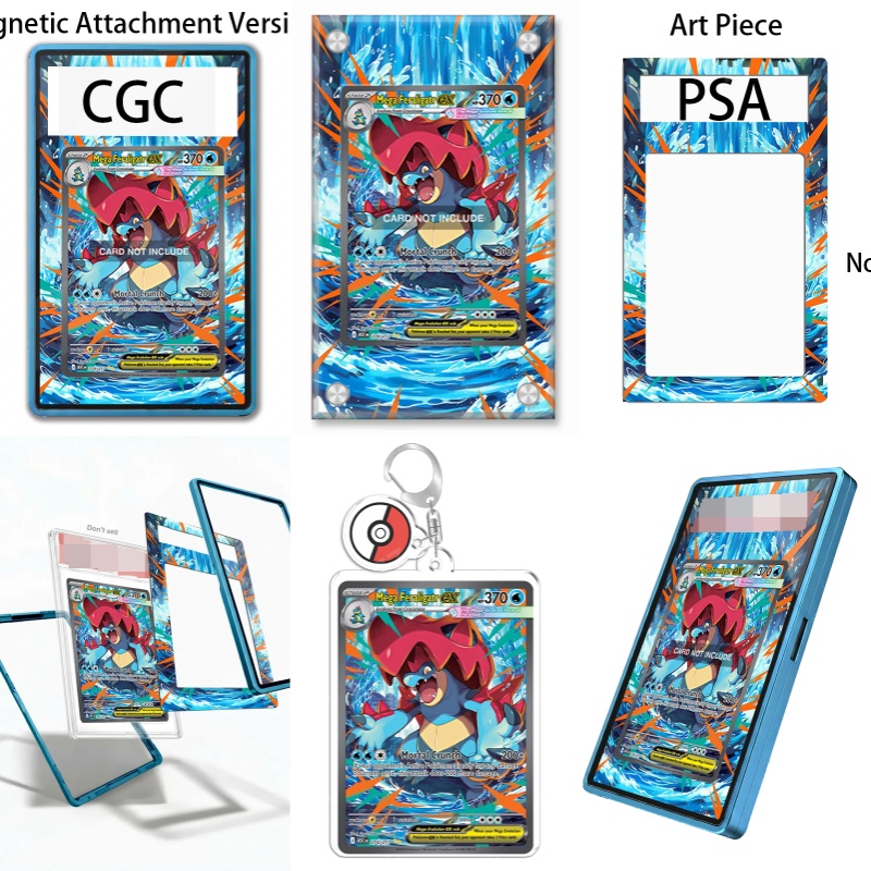 Case Fans - ของสะสมงานศิลปะสำหรับโปเกมอน สการ์เล็ต ไวโอเล็ต เมกะ เฟอราลิกาเตอร์ เอ็กซ์