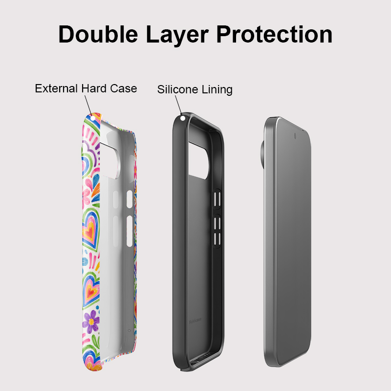 เคสโทรศัพท์ Fcicicase ลายหัวใจ - Matte Pc Case บทวิจารณ์และราคา