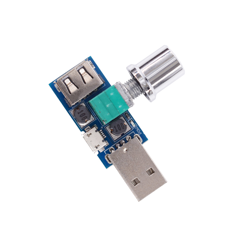 Mini USB พัดลม Governor ตัวควบ - Case Fan Controller บทวิจารณ์และราคา