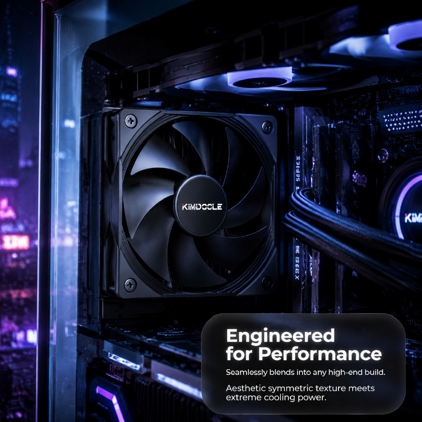 คิมดูเล่ 9015 พัดลมพีซีบางเฉีย - Pc Chassis บทวิจารณ์และราคา