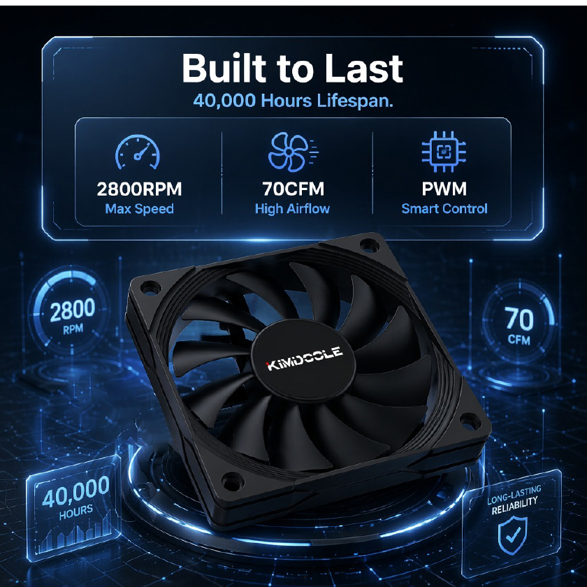 คิมดูเล่ 9015 พัดลมพีซีบางเฉีย - Pc Chassis บทวิจารณ์และราคา