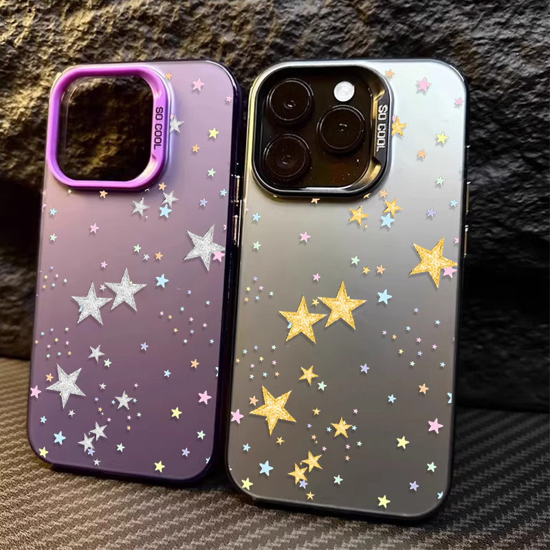 เคสแข็งลายดาวสีสันสดใส Xiaomi  - Matte Pc Case บทวิจารณ์และราคา
